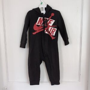 Nike Baby Black One Piece Black And Red